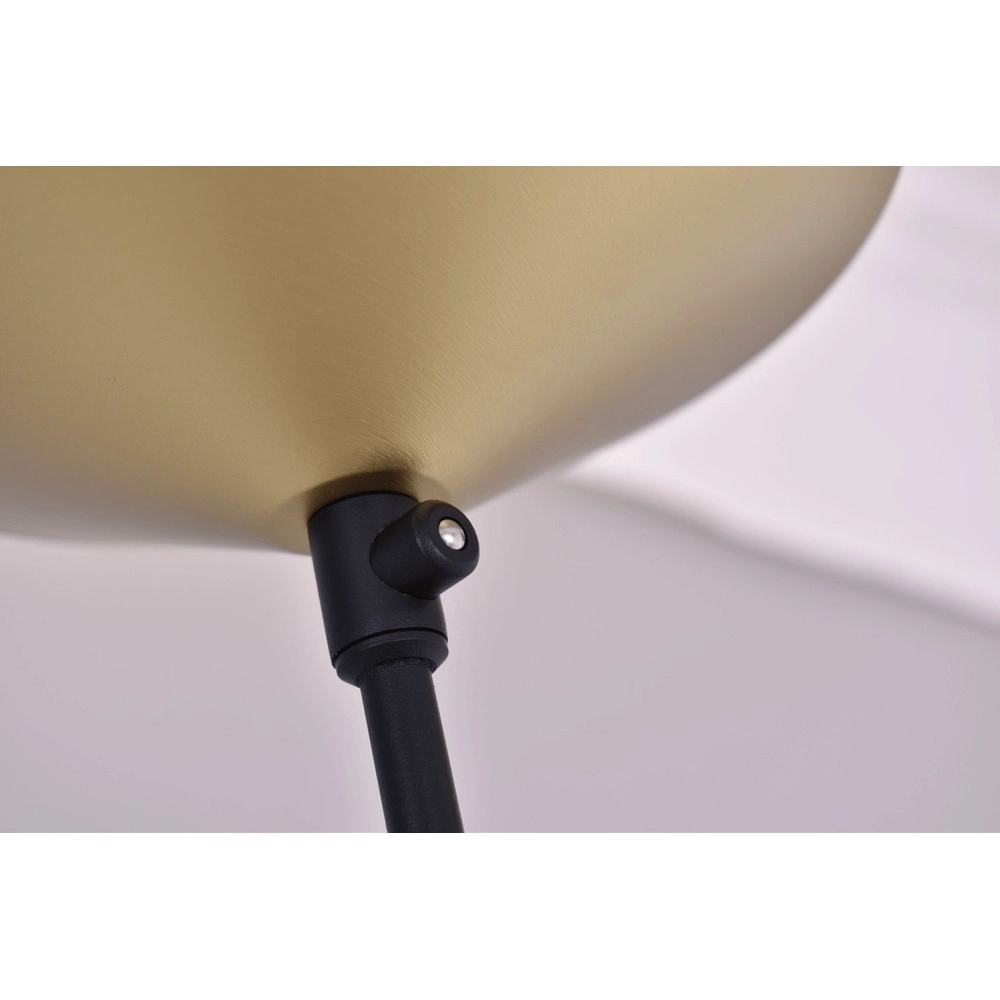 2-lichts vloerlamp Ceppo zwart met goud Masterlight 8718121348032