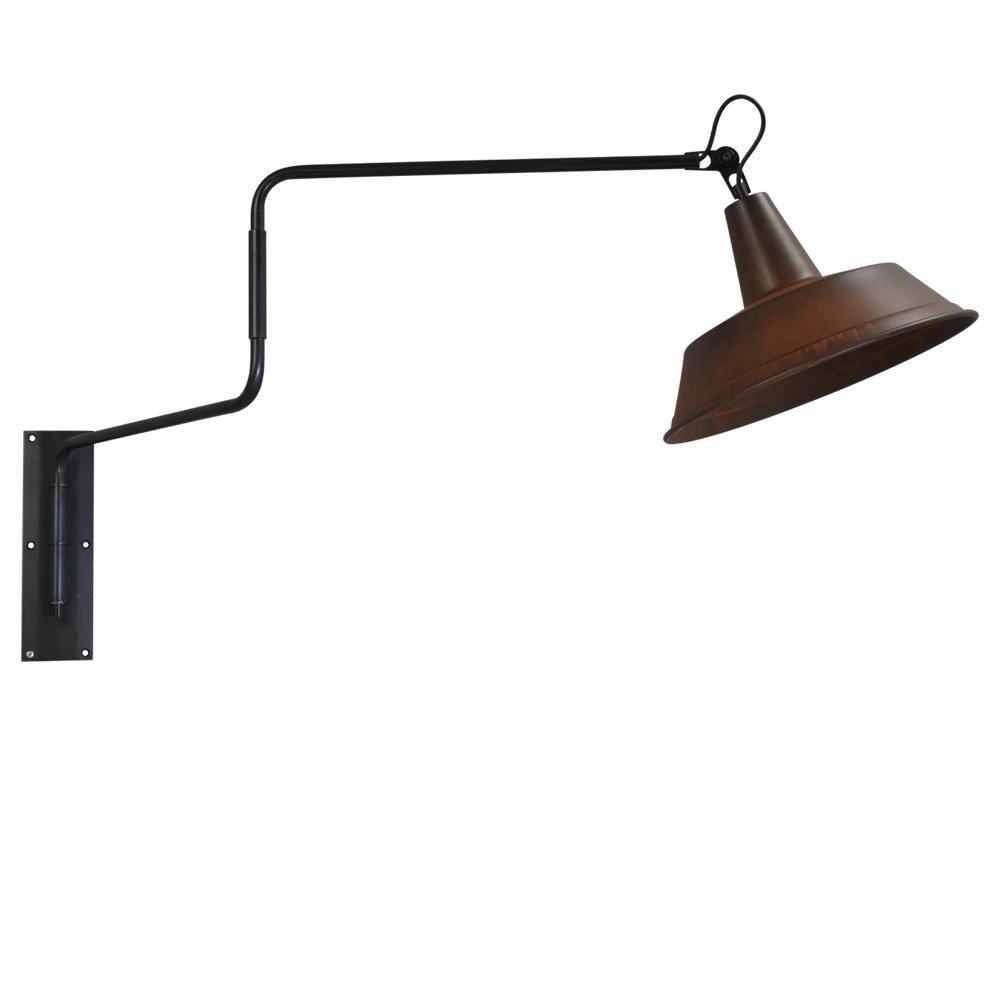 Wand leeslicht Industria Roest