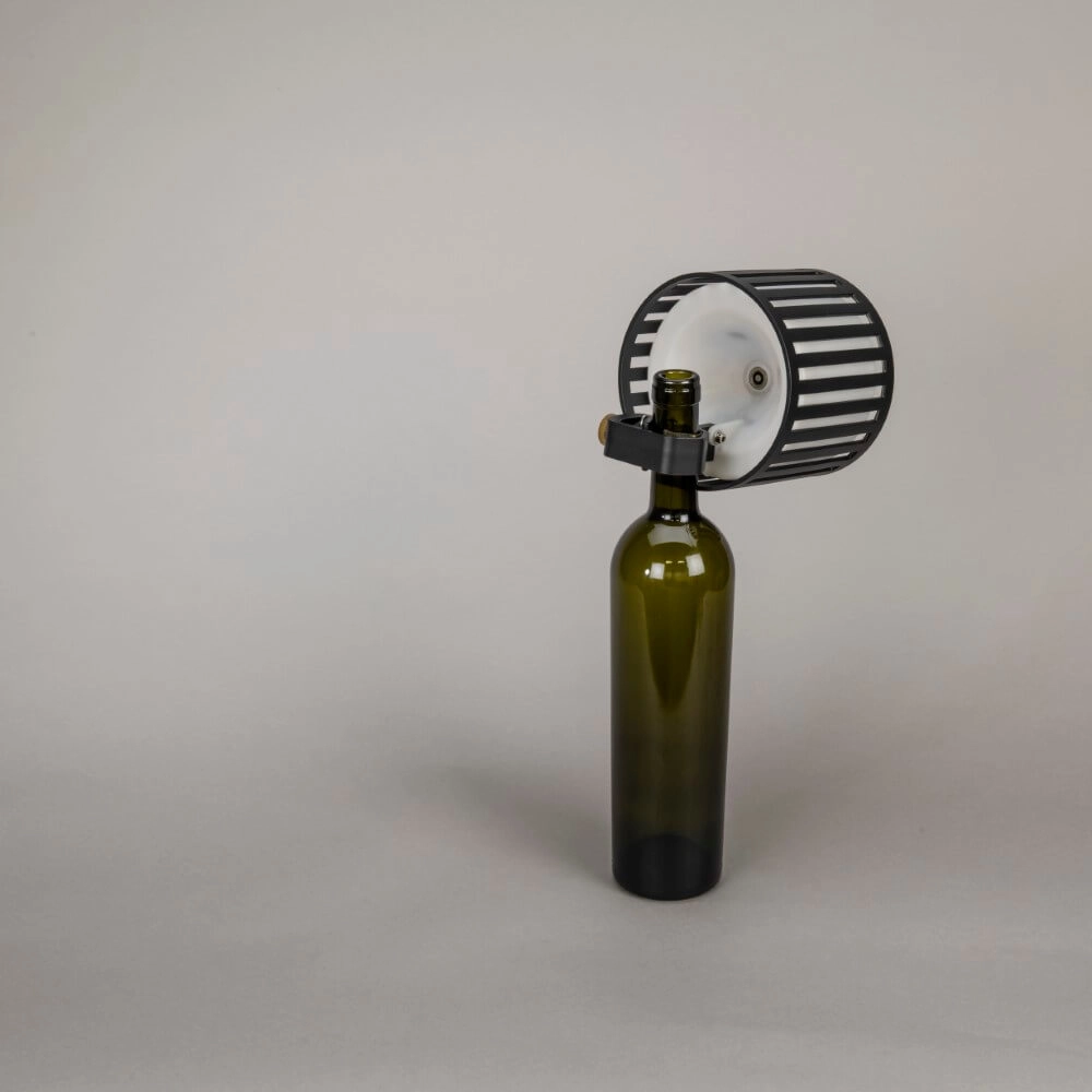 Unieke tafellamp Bottle zwart oplaadbaar KonstSmide 7318308377520