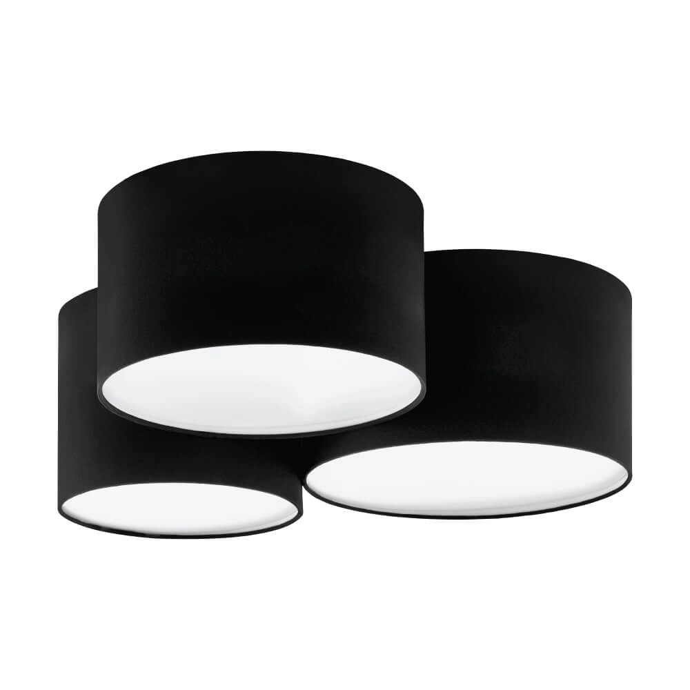 Zwarte plafondlamp Pastore 2