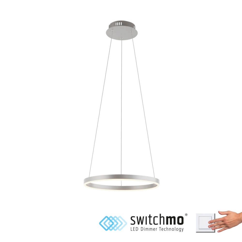 Hanglamp Ritus aluminium Just Light 4043689983499