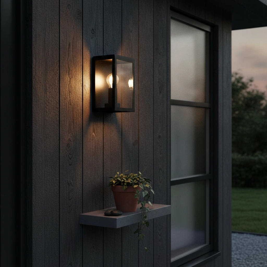 Huisjes buitenlamp Rowin 25cm