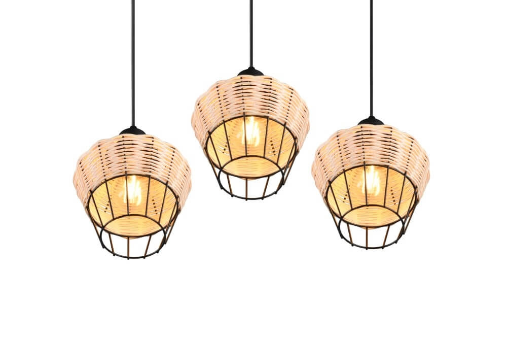 Vide hanglamp Borka rotan Trio 4017807556131
