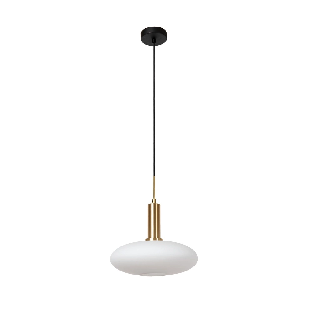 Design hanglamp Singala Ø 30cm goud met wit