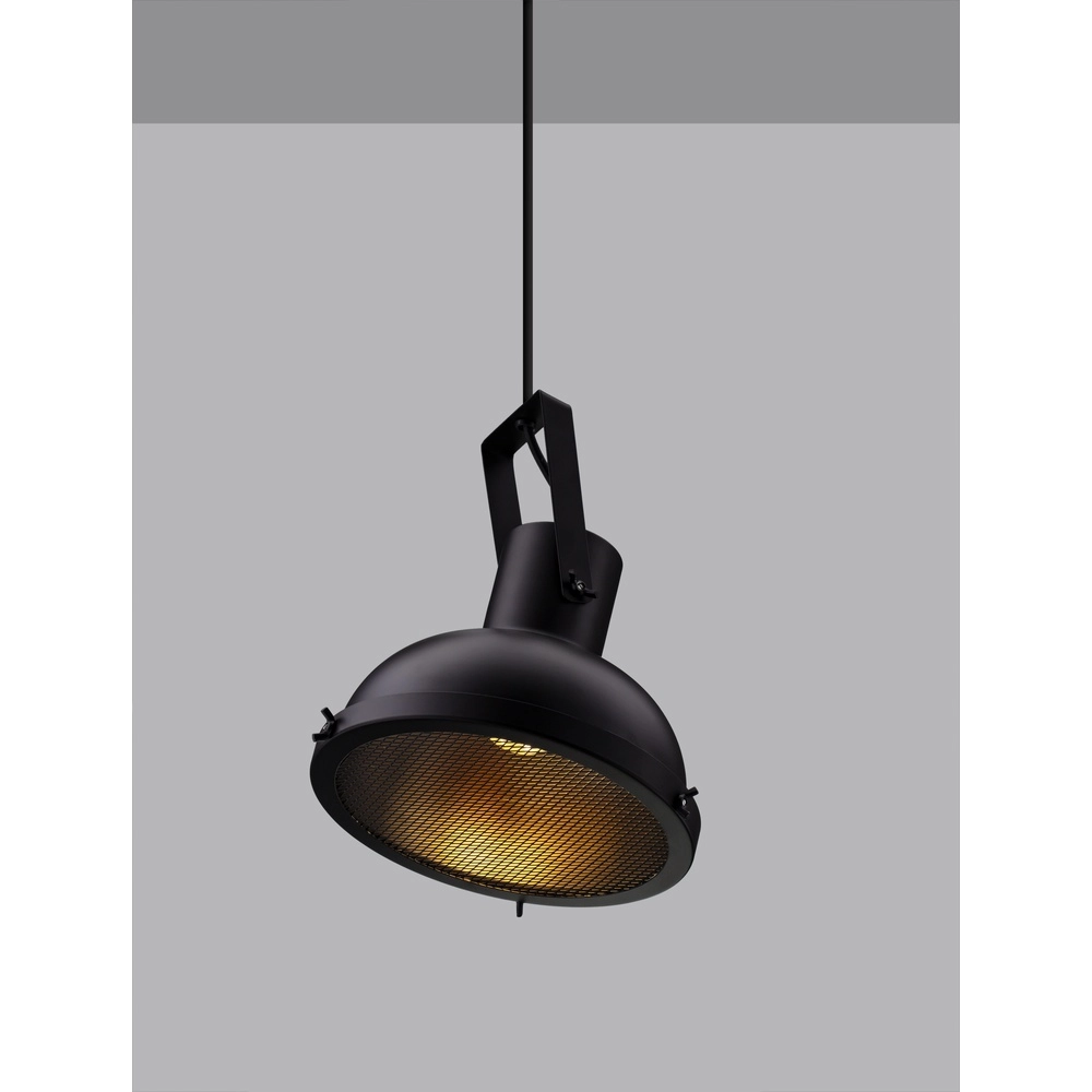 Hanglamp Ruvi 1-lichts zwart