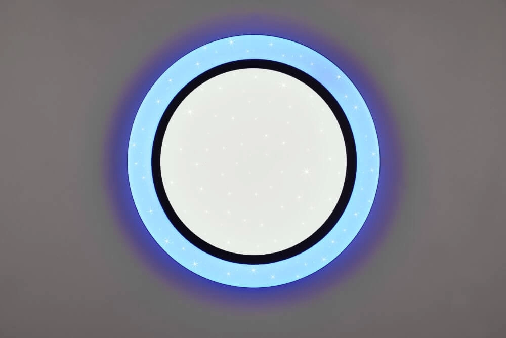 Witte plafondlamp Cartida wit met zwart Trio 4017807561722
