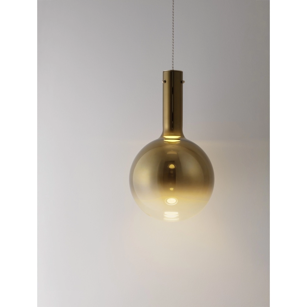 Hanglamp Nostos champagne glas Lyora 5212017449023