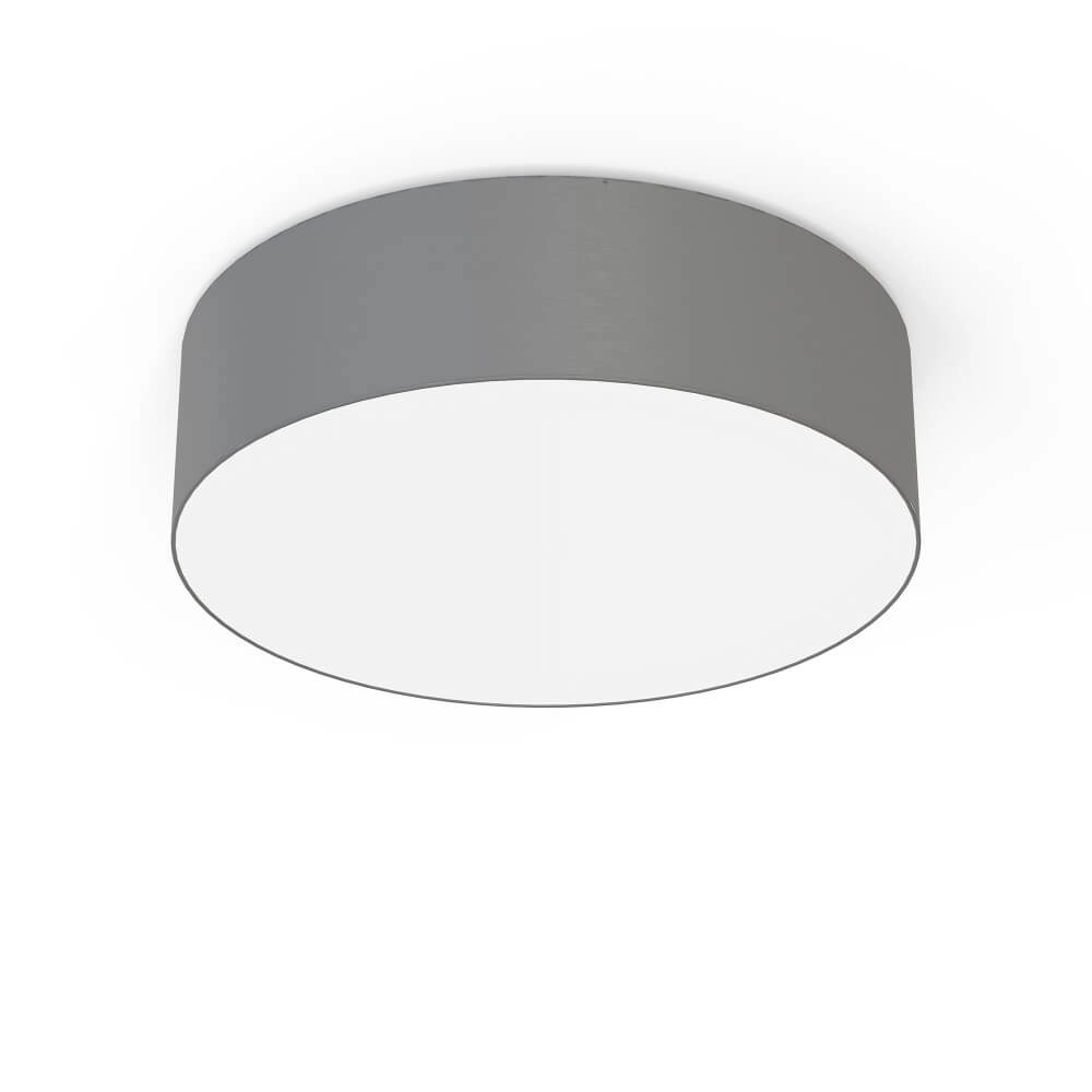 Grijze plafondlamp Cameron Ø 65cm