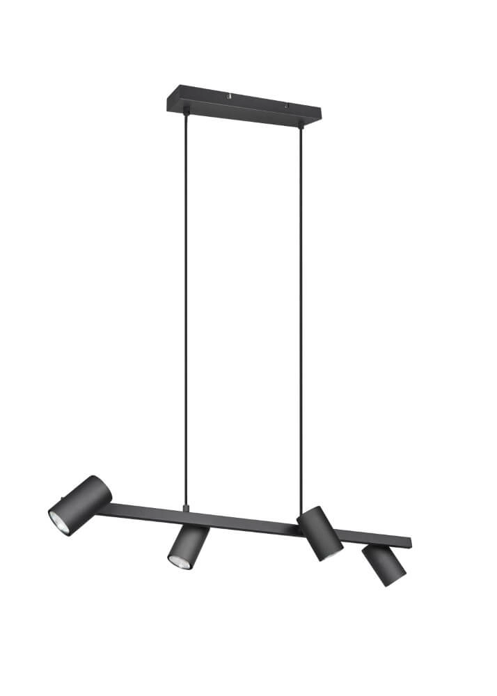 Hanglamp Marley 4x GU10 Zwart Trio 4017807523515