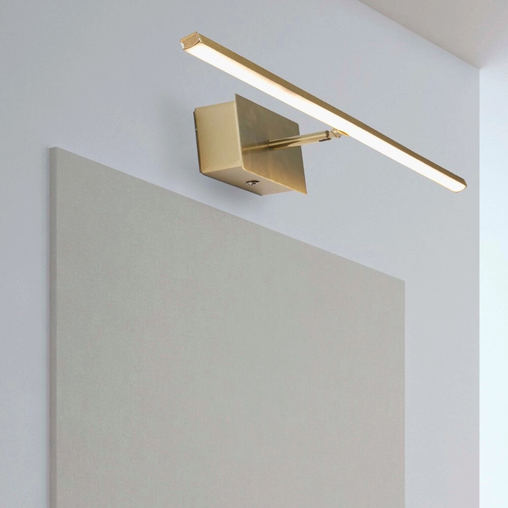 Schilderijlamp Amalfi messing 41cm Searchlight 5053423273693