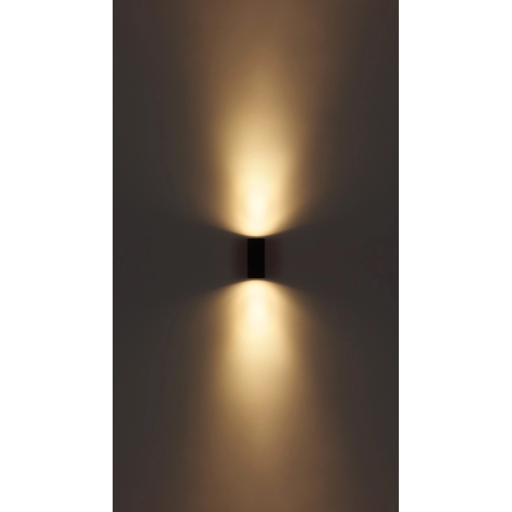 Strakke opbouwspot Veronika up & down antaciet Globo 9007371416066