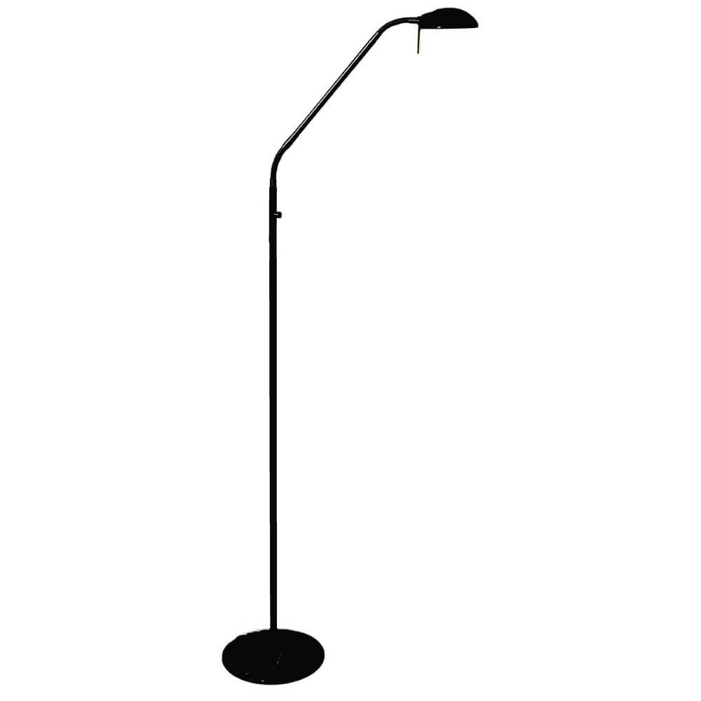 Zwarte leeslamp Biron met led