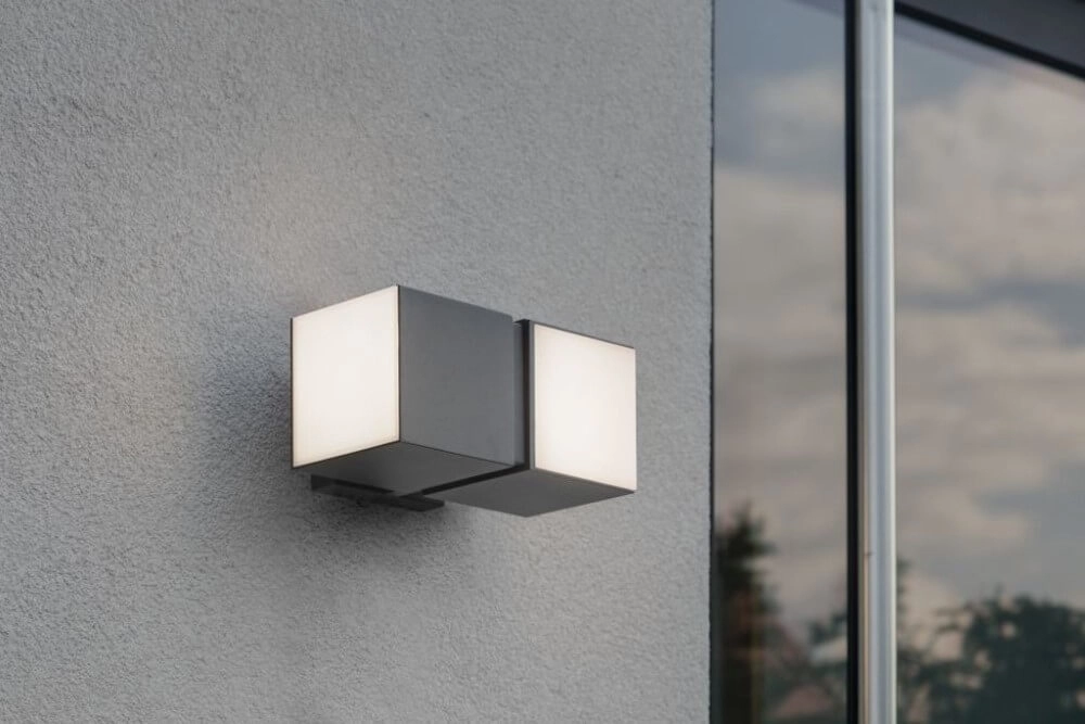 Zwarte wandlamp Cuba reddot award 4000K Lutec 6939412010199