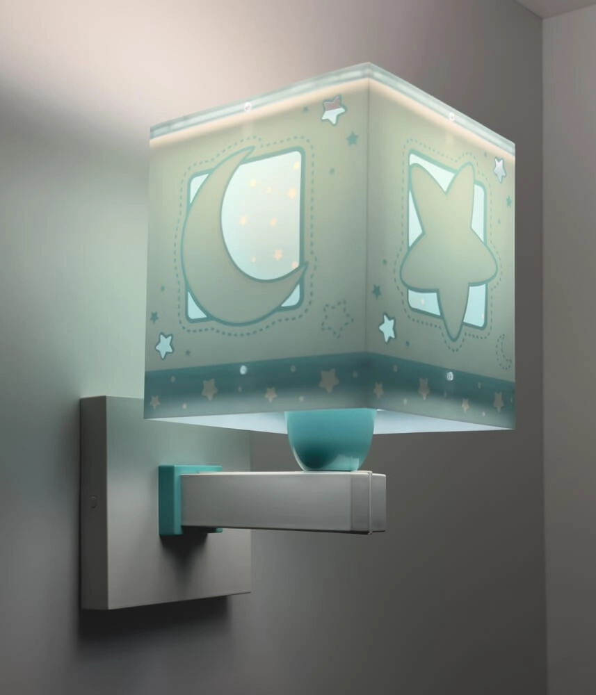 Groene wandlamp Moonlight voor kinderkamer Dalber 8420406001913