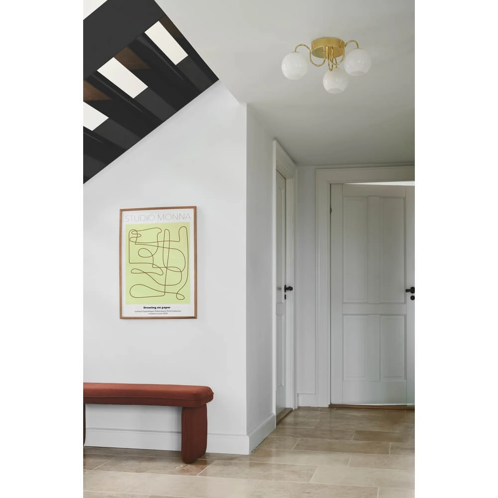 Plafondlamp Franca messing Nordlux 5704924015908