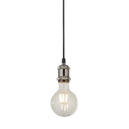 Hanglamp Suspi nikkel met zwart