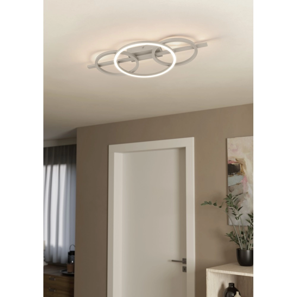 Design plafondlamp Planillo zand bruin rond Eglo 9008606391448