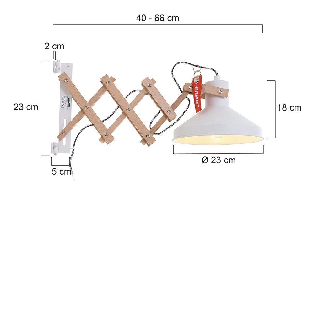 Wandlamp Woody Scissors Steinhauer 8712746111941