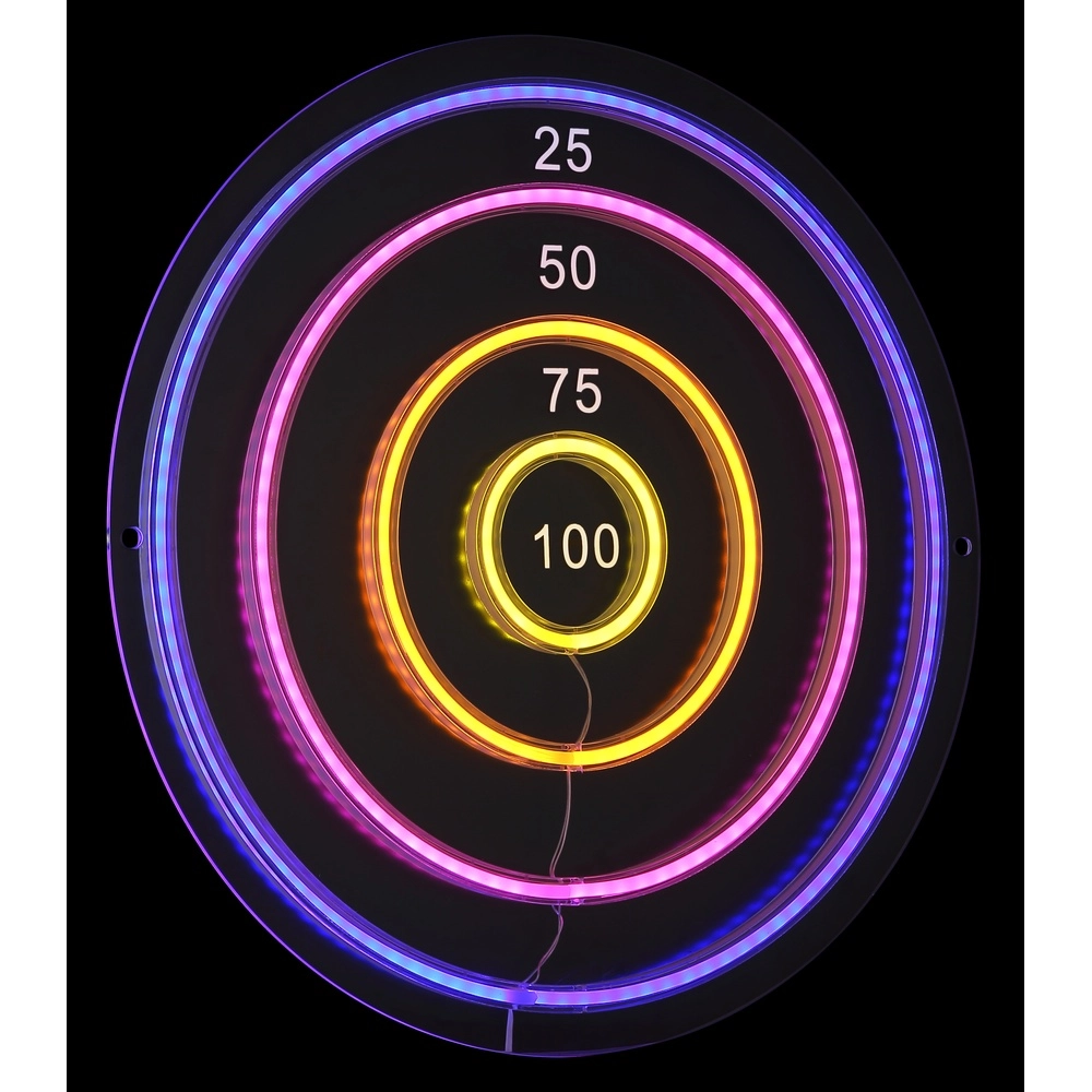 Wandlamp Darteri neon dartbord Globo 9007371583546