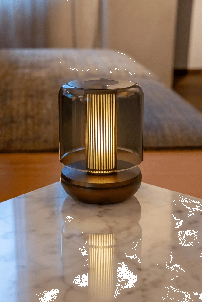 Oplaadbare tafellamp Firefly brons smoked Humble 6097522865846