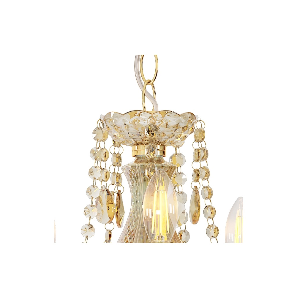 Kroonluchter Marie Ø 48cm goud Globo 4048194072768