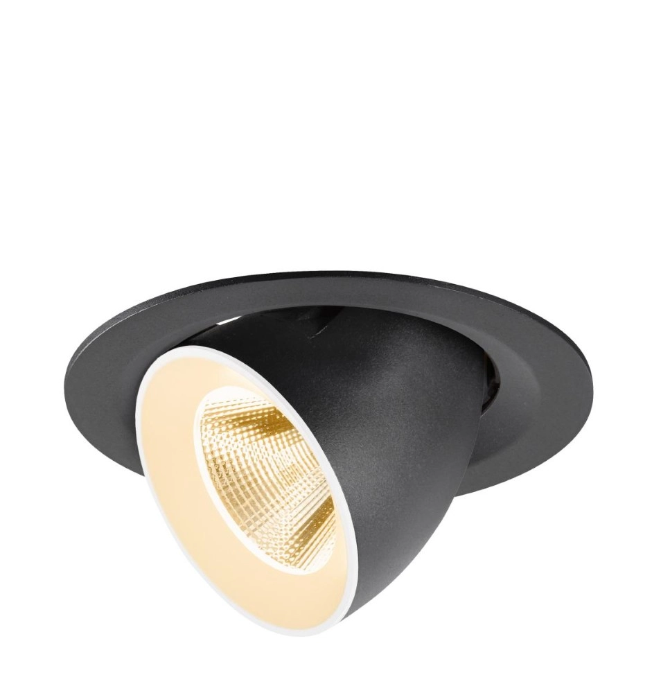 Inbouwspot Numinos Gimble M zwart/wit 2700K - 20gr SLV 4024163312127