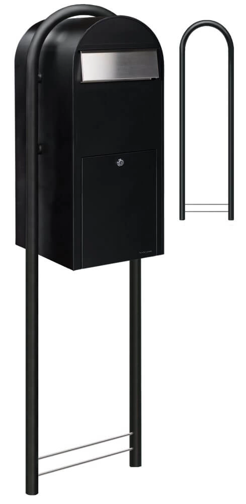 Brievenbus Jumbo st9005 i Struktuurzwart Bobi 6417237026293