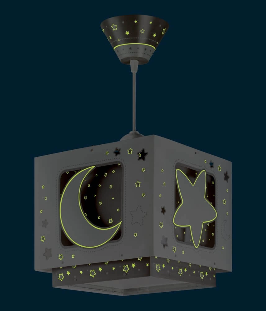 Kinderkamer hanglamp Moonlight grijs Dalber 8420406002866