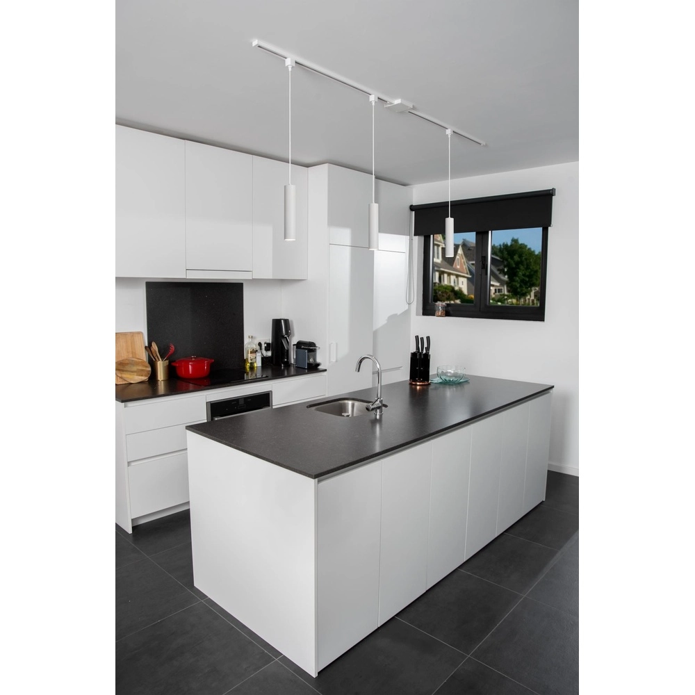 Rail hanglamp Track Floris 1-fase wit Lucide 5411212093875