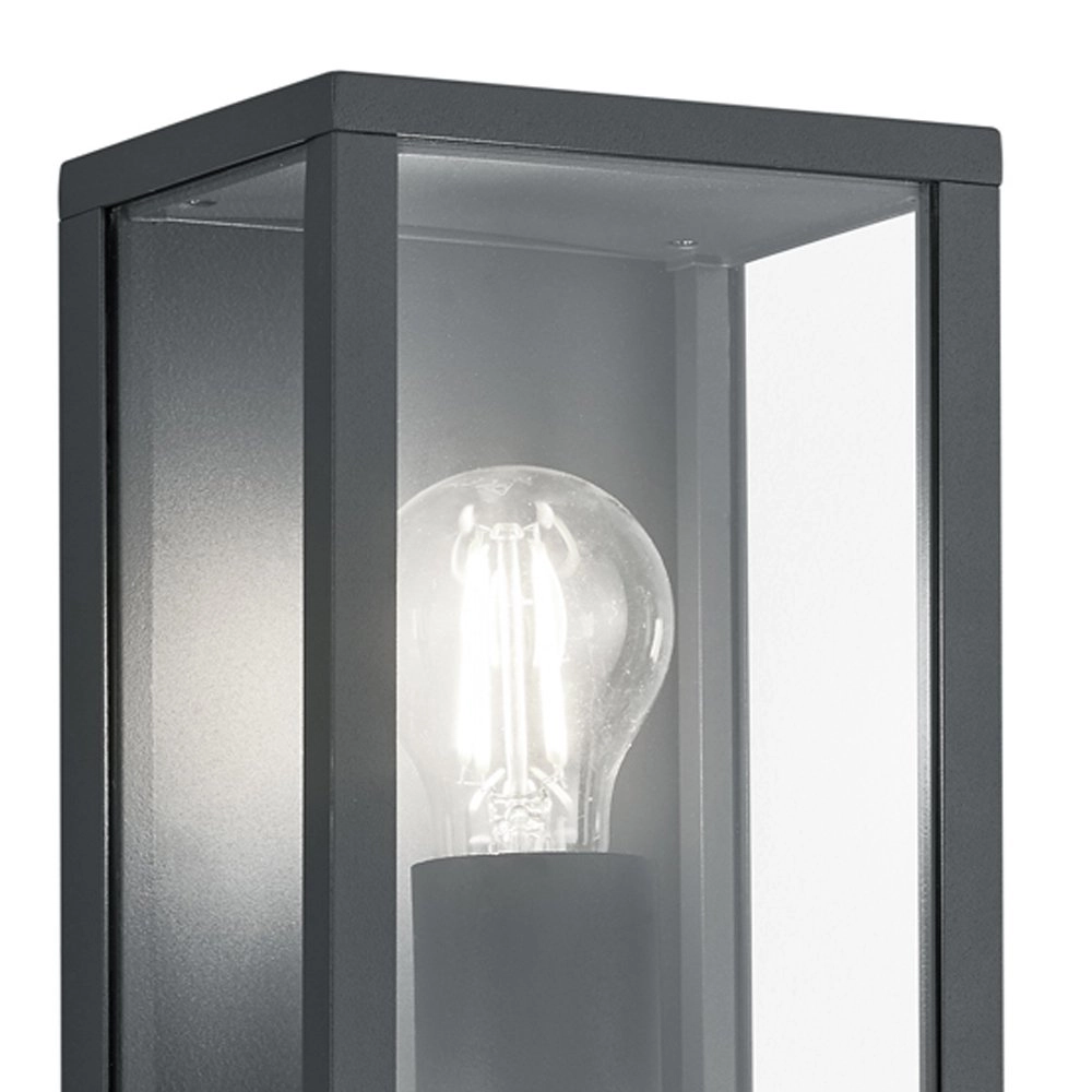 Buitenlamp Garonne 26cm antraciet Trio 4017807433210
