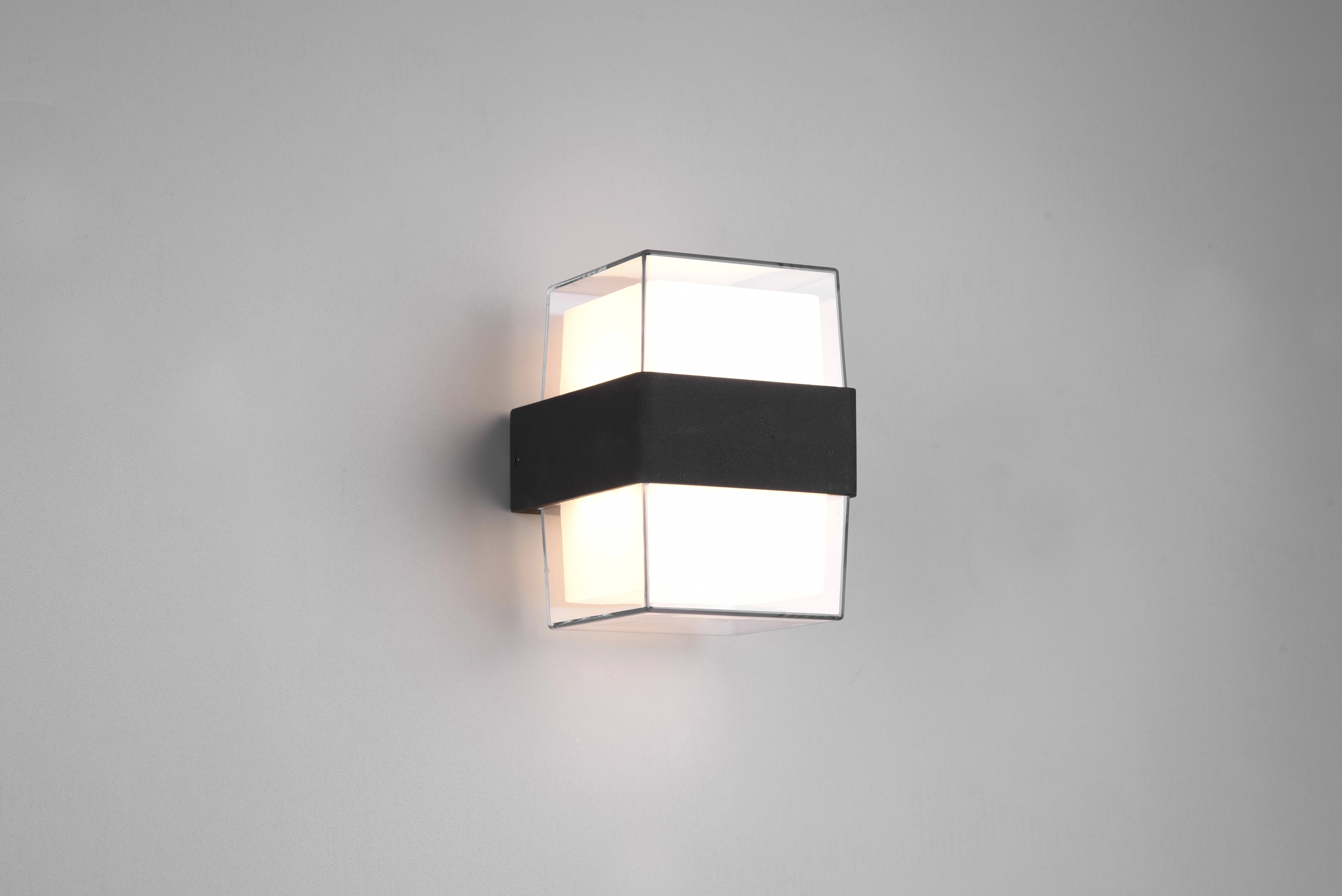 Buitenlamp Molina vierkant antraciet Trio 4017807490435