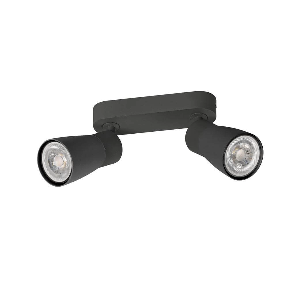 Dubbele spot Puri 2.0 Dome zwart SLV 4024163293570