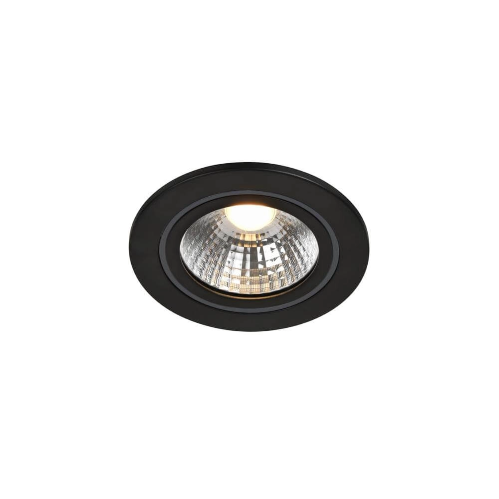 Ronde inbouwspot Alec zwart Nordlux 5704924006968