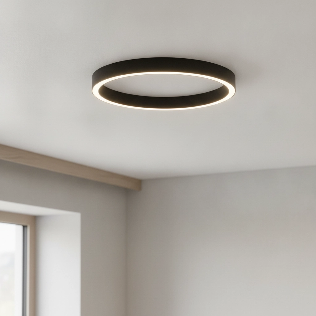 Design plafondlamp Sting zwart Ø 80cm