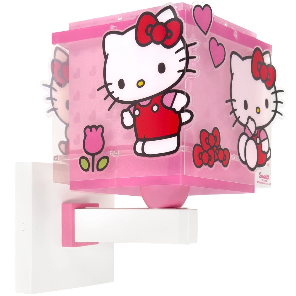 Wandlamp Hello Kitty roze Dalber 8420406732695