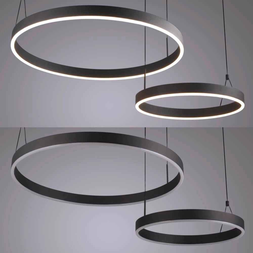 Design hanglamp Esko zwart Paul Neuhaus 4012248384565