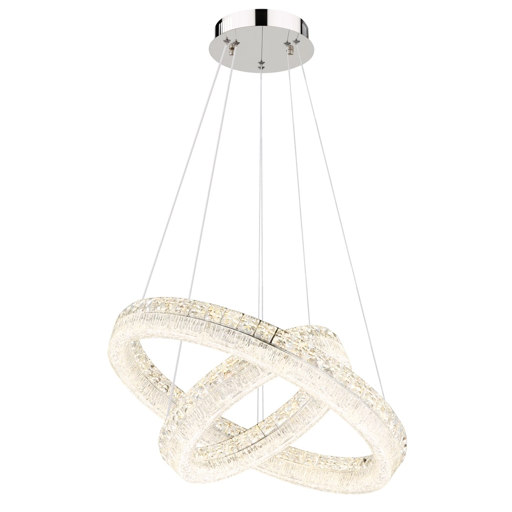 Hanglamp Laurel chroom Ø 60cm Globo 9007371575770