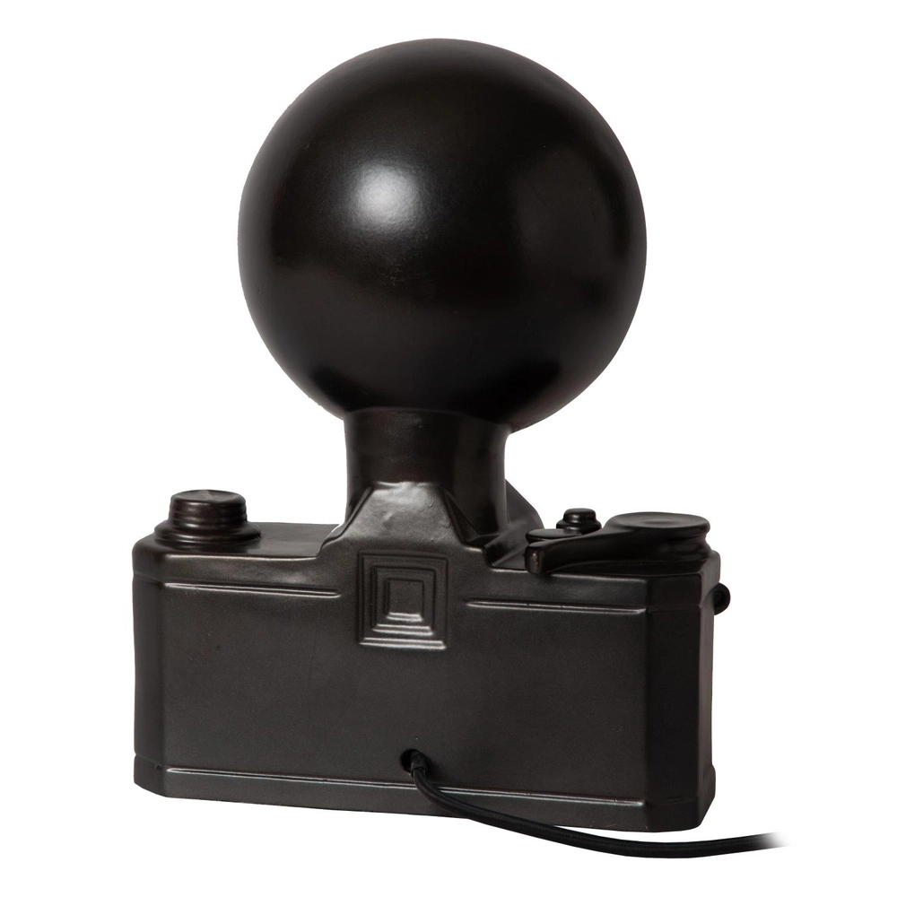 Nostalgische tafellamp Extravaganza Camera zwart met goud Lucide 5411212345769
