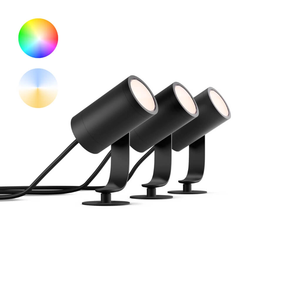 Tuinspot set Hue Lily 24volt - met 3 spots