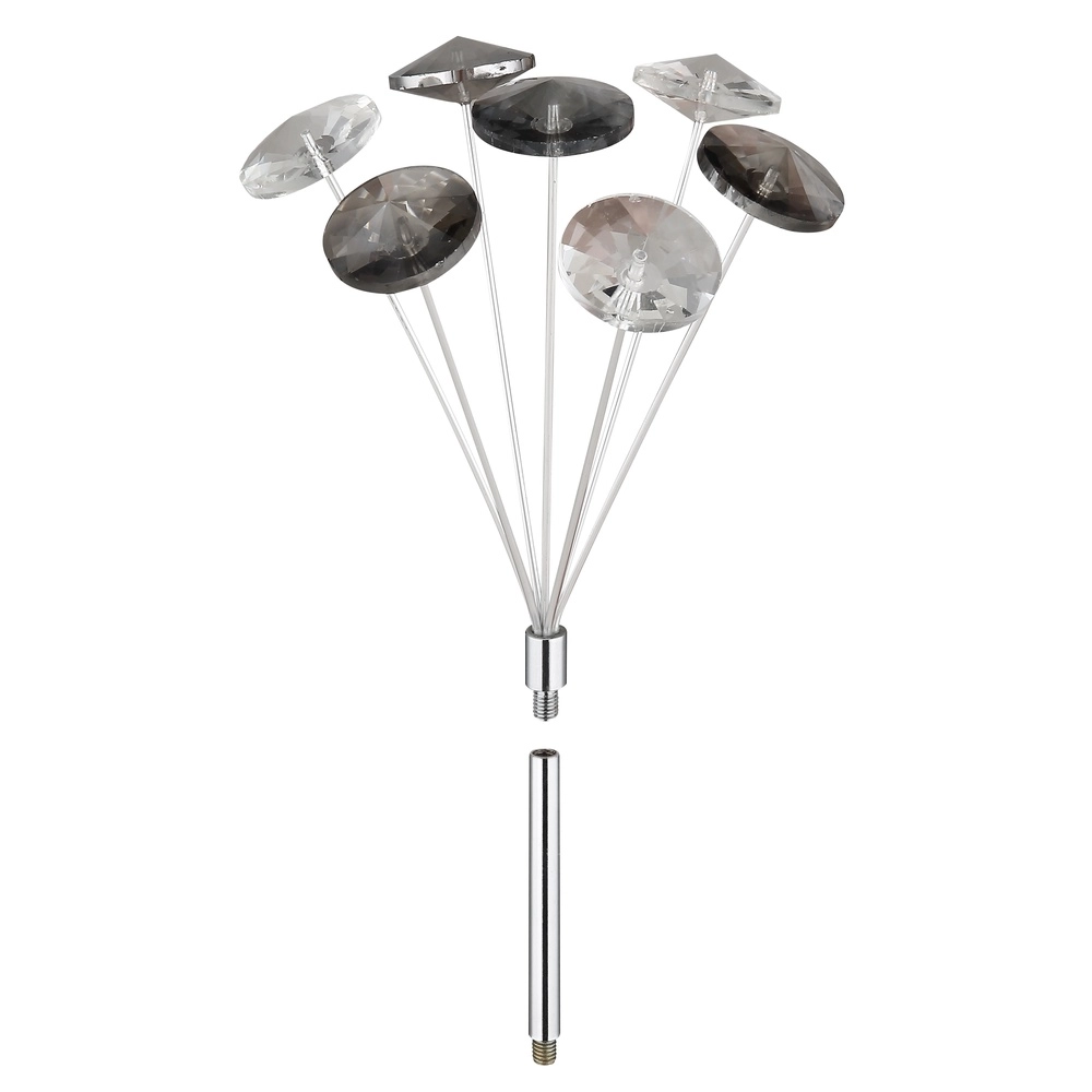 Plafondlamp Katrina chroom Ø 45cm Globo 9007371481330