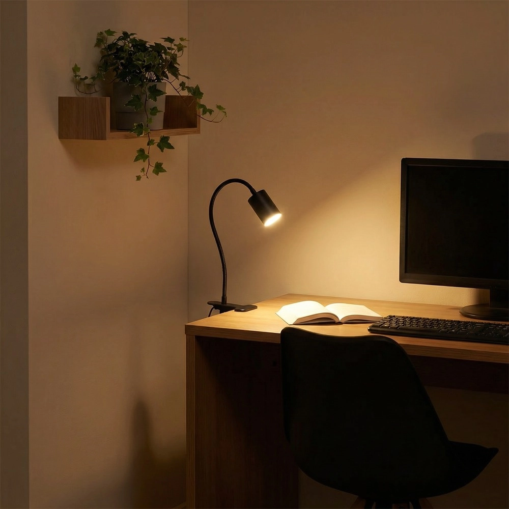 Klemlamp Lardaro zwart Eglo 9008606389261