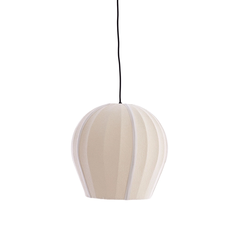 Bouclé hanglamp Zagori Ø 35cm - zand