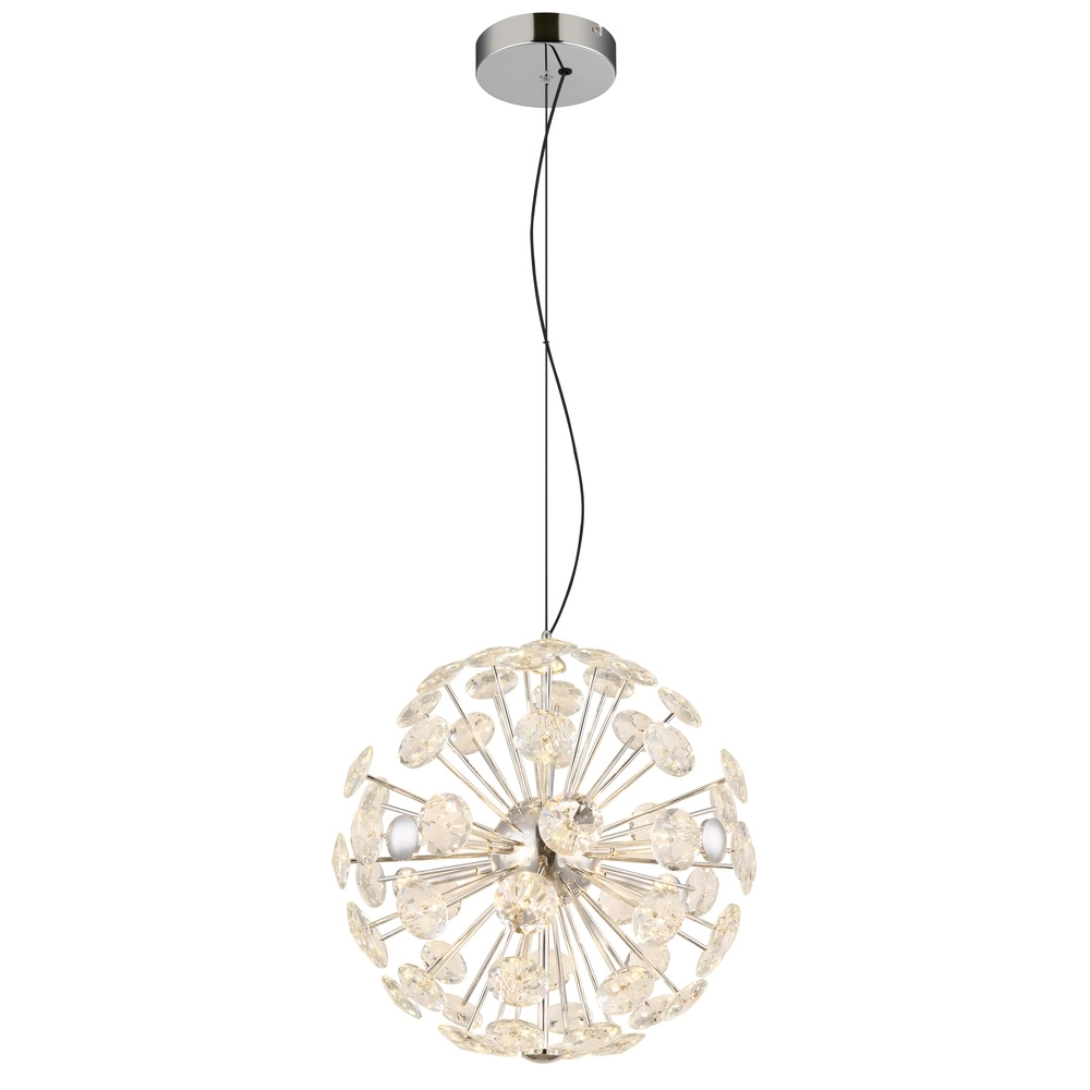 Hanglamp Virina chroom