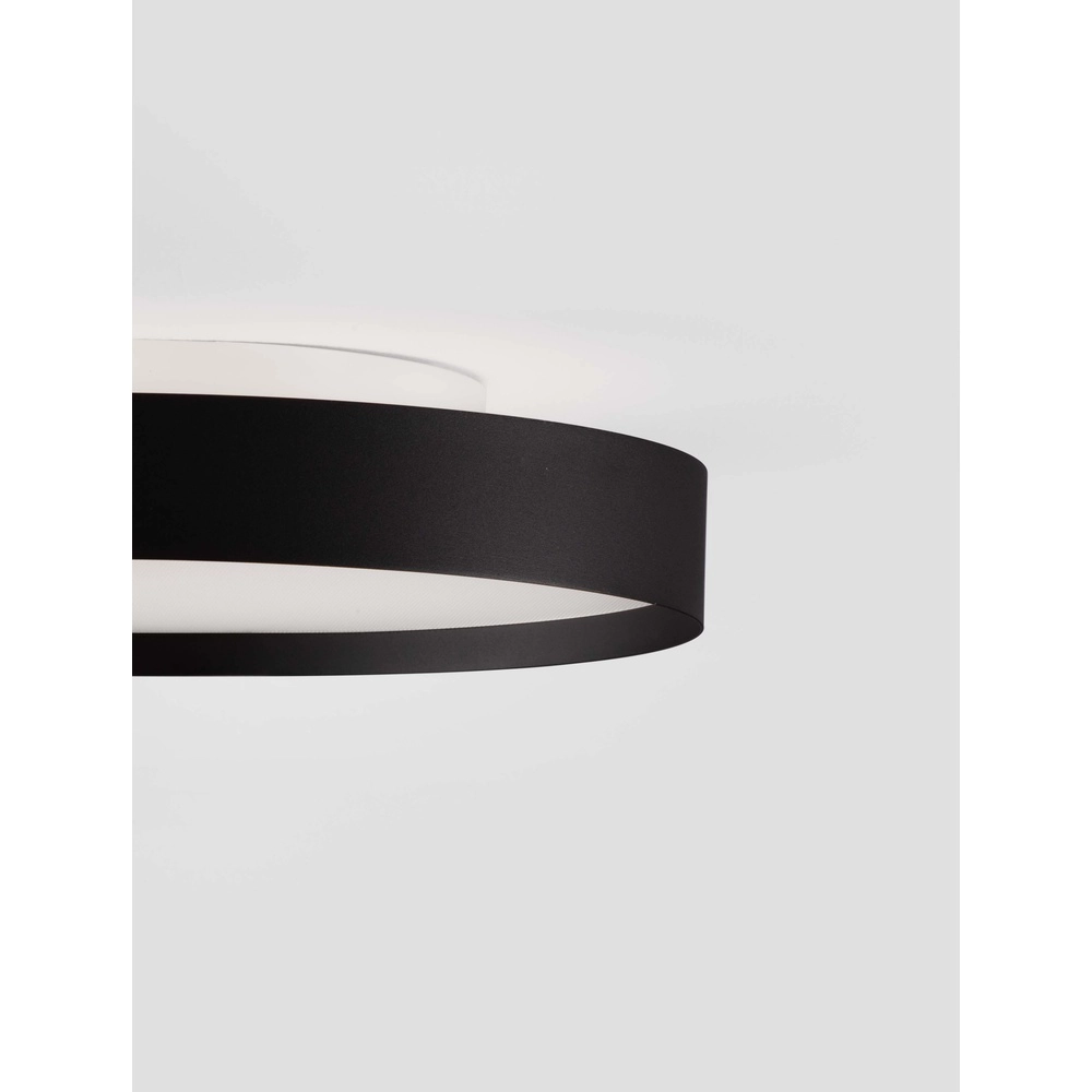 Plafonniere Roi zwart Ø 40cm Lyora 5212017448934