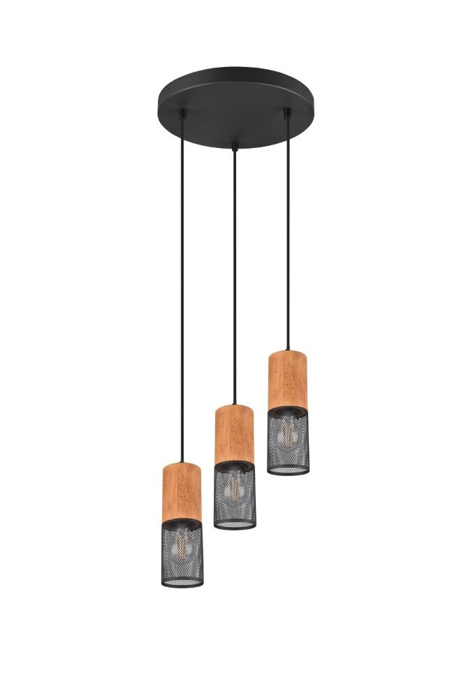 Vide hanglamp Tosh 3-lichts Trio 4017807467512