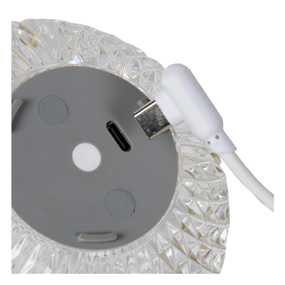 Gouden tafellampje Cintra oplaadbaar Ø 9cm - 3000K Lucide 5411212134356