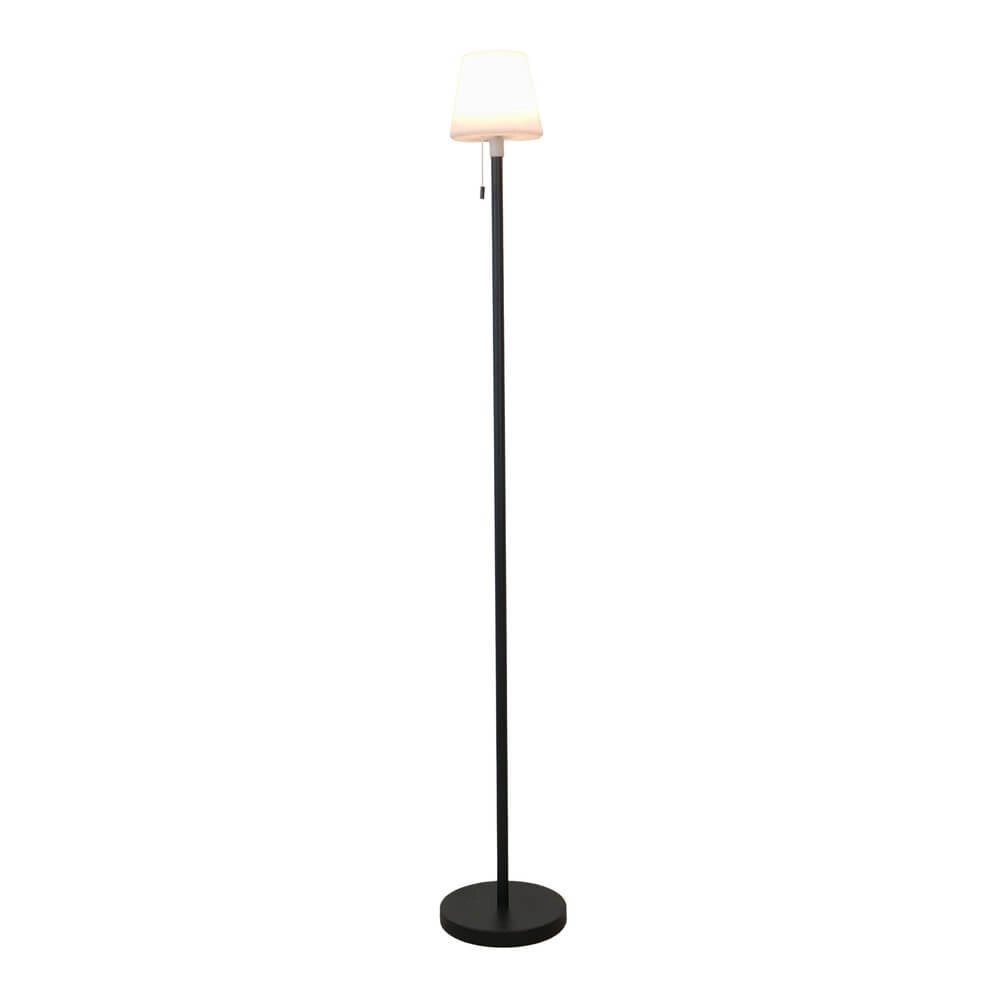 Design terraslamp Montapalma zwart met wit kegel