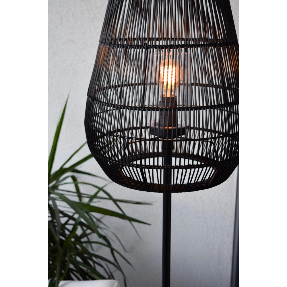 Vloerlamp Nerida zwart IP44 - Ø 35cm Lucide 5411212031907