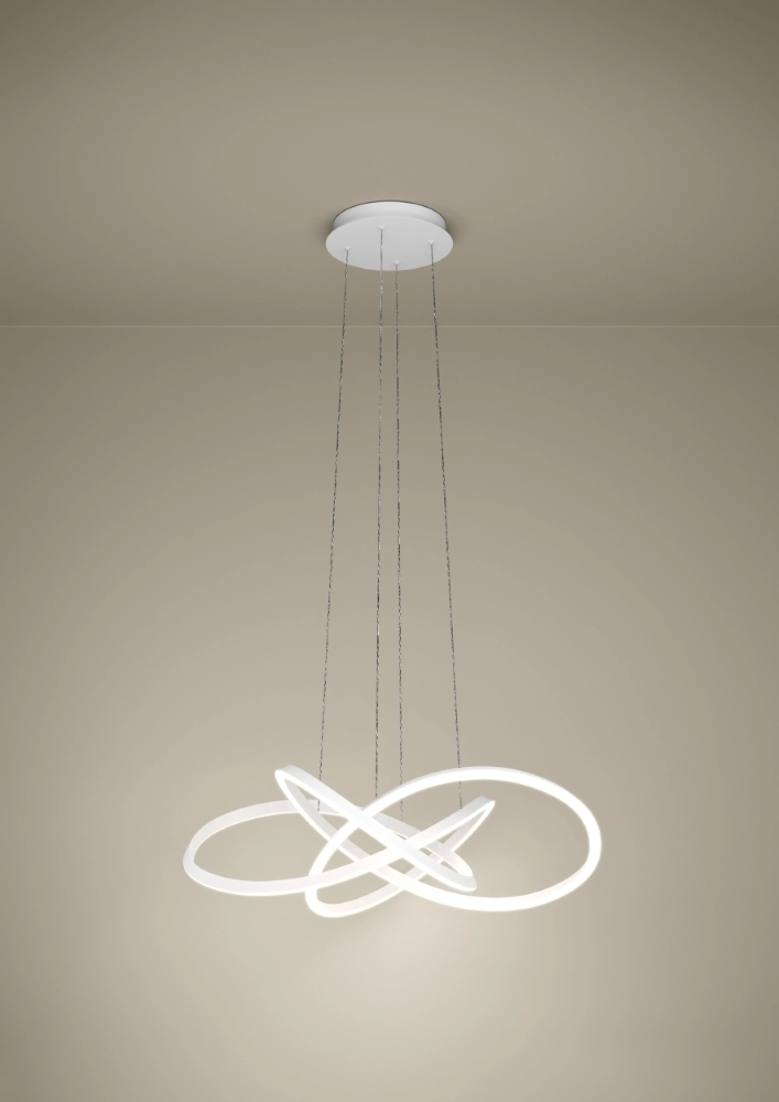 Design hanglamp Riaza wit Ø 90cm hoogte verstelbaar Stars of Light 9008606357703