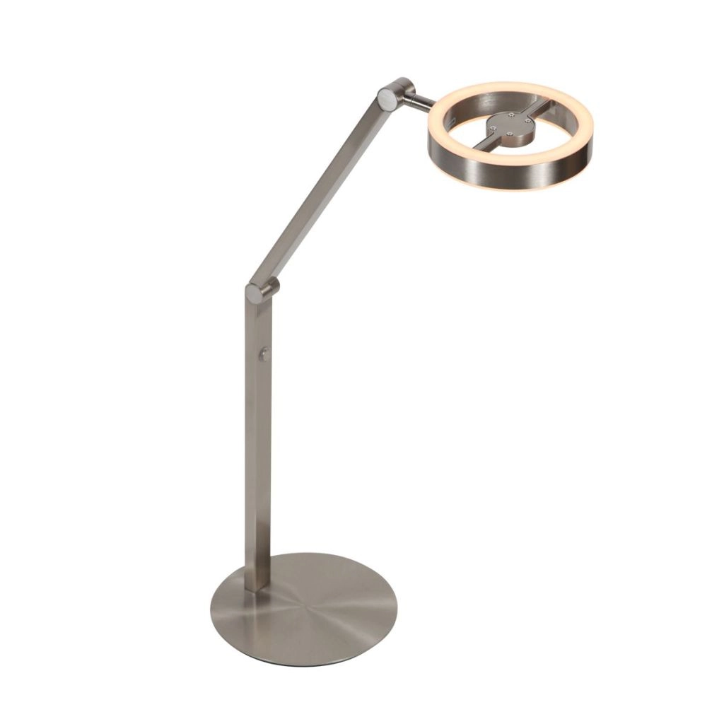 Design tafellamp Ringlux geborsteld metaal Steinhauer 8712746180893